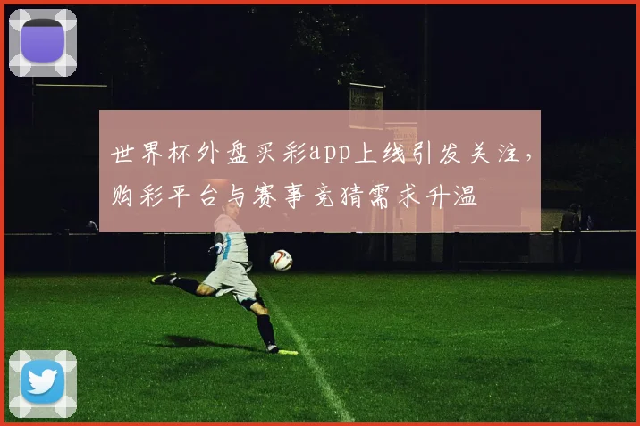 世界杯外盘买彩app上线引发关注，购彩平台与赛事竞猜需求升温
